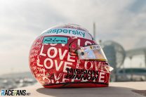 Charles Leclerc’s 2021 Abu Dhabi Grand Prix helmet