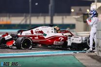 Hamilton ends Friday practice on top as Raikkonen crashes