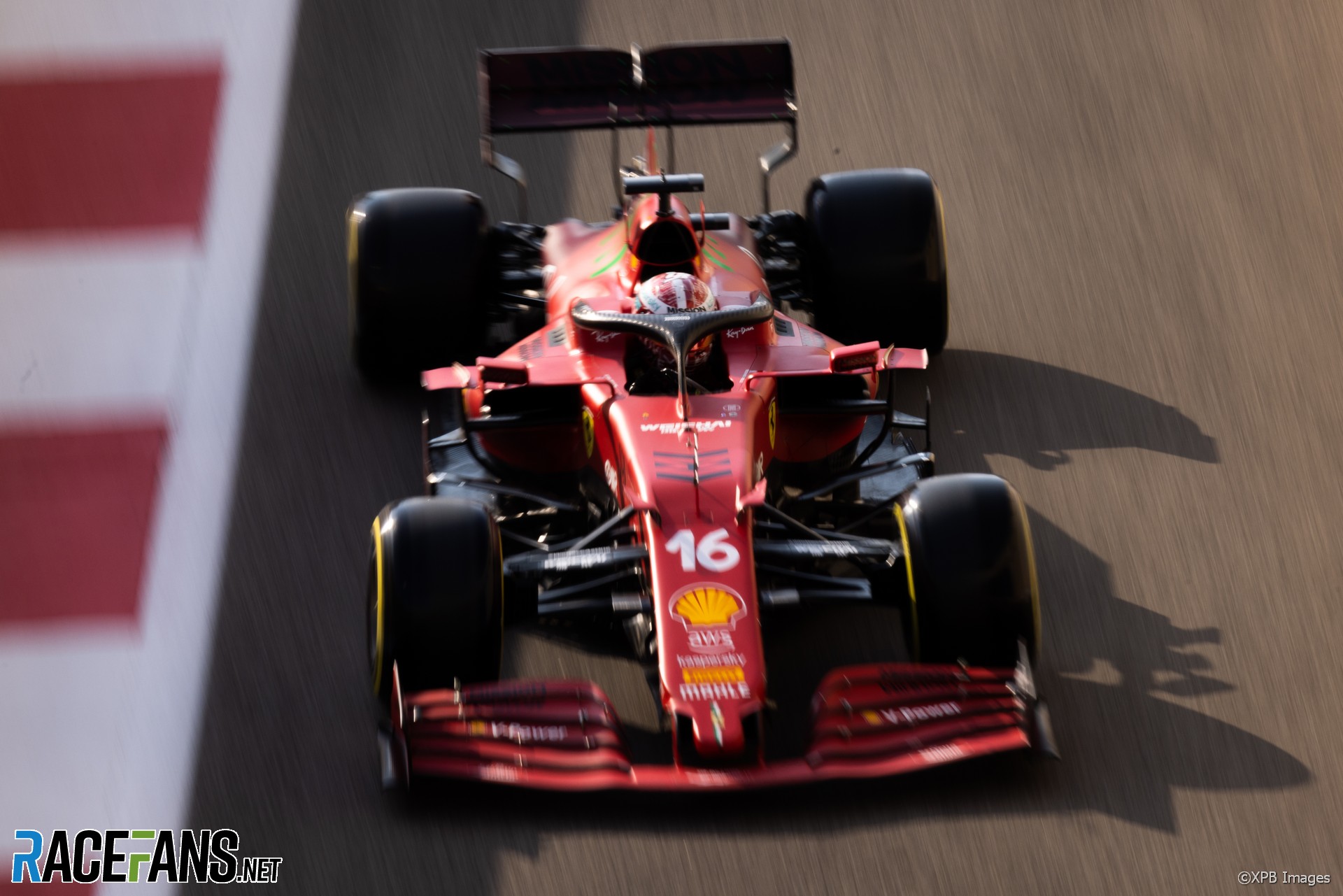 Charles Leclerc, Ferrari, Yas Marina, 2021