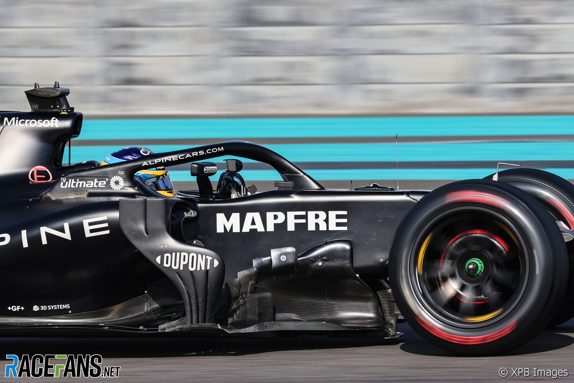 Fernando Alonso, Alpine, Yas Marina, 2021