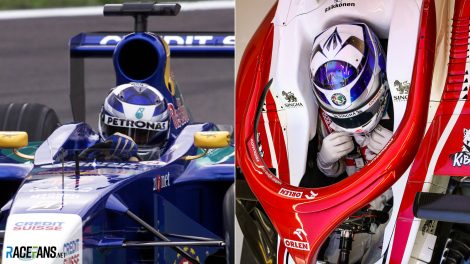 Kimi Raikkonen's helmet, 2021 Abu Dhabi Grand Prix