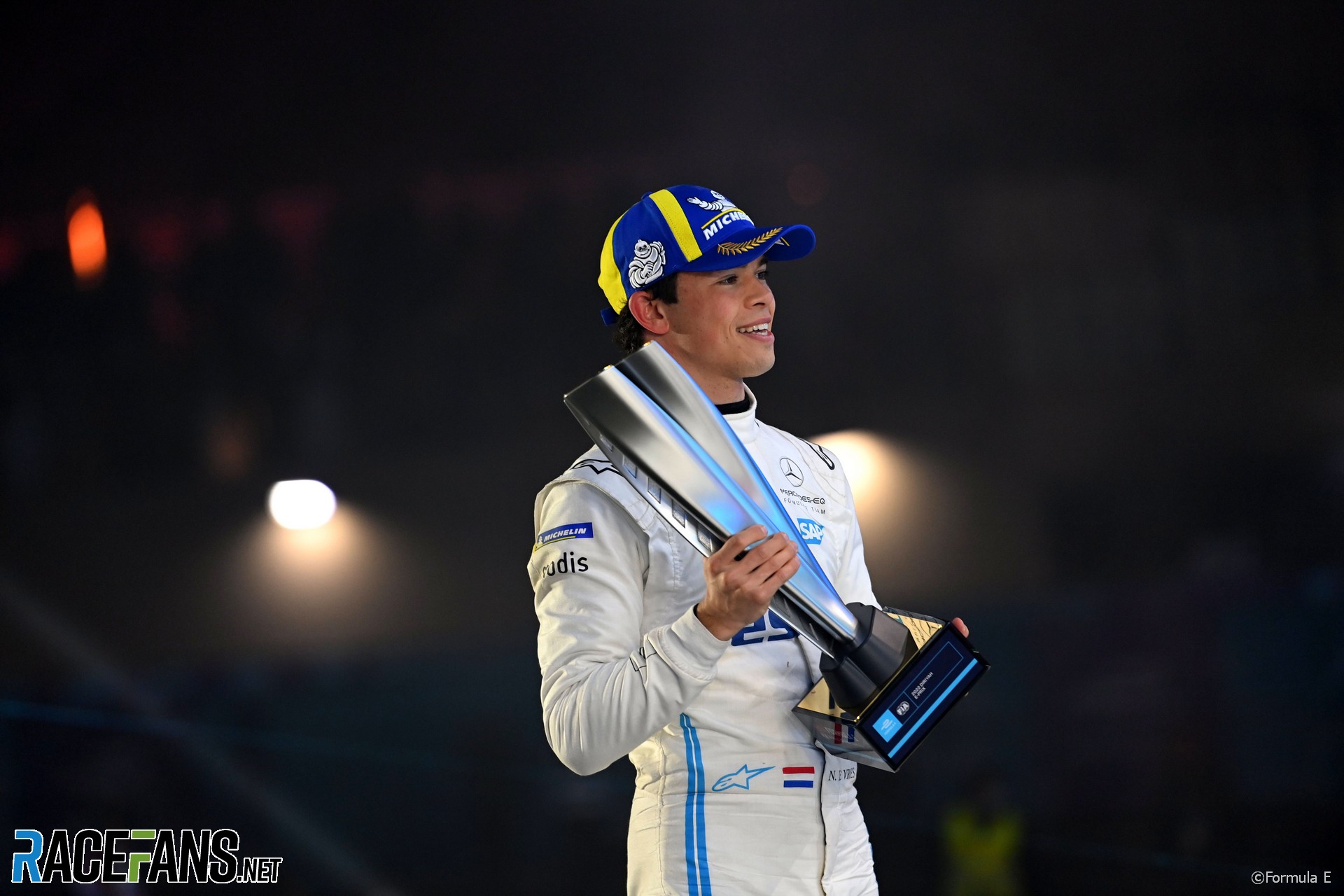 Nyck de Vries, Mercedes, Formula E, Diriyah E-Prix, Race 1, 2022