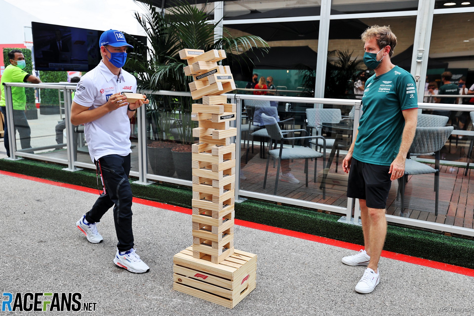 Sebastian Vettel, Mick Schumacher, Austin, United States, 2021