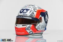Pierre Gasly helmet, AlphaTauri, 2022