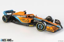 First pictures: McLaren reveals its genuine 2022 F1 car in a new livery