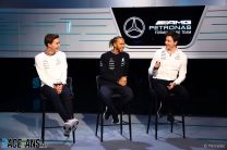 Mercedes W13 launch, 2022