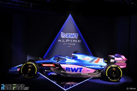 Launch of the Alpine livery, 2022