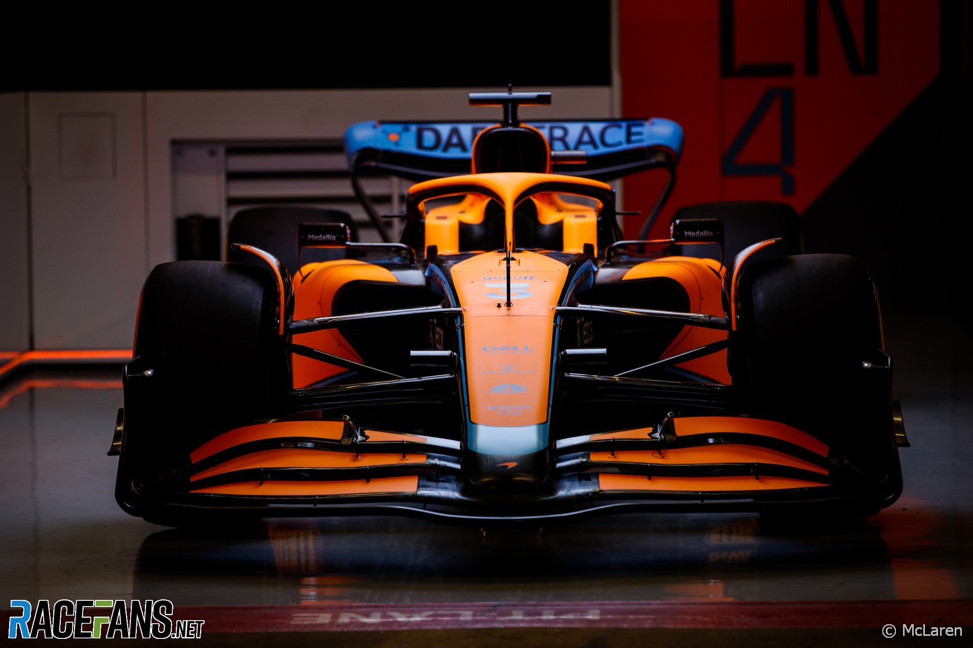 McLaren MCL36, Circuit de Catalunya, 2022
