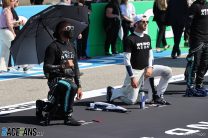 Hamilton backs F1’s decision to end We Race As One grid moment