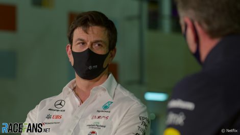 Toto Wolff and Christian Horner in season four of Drive to Survive