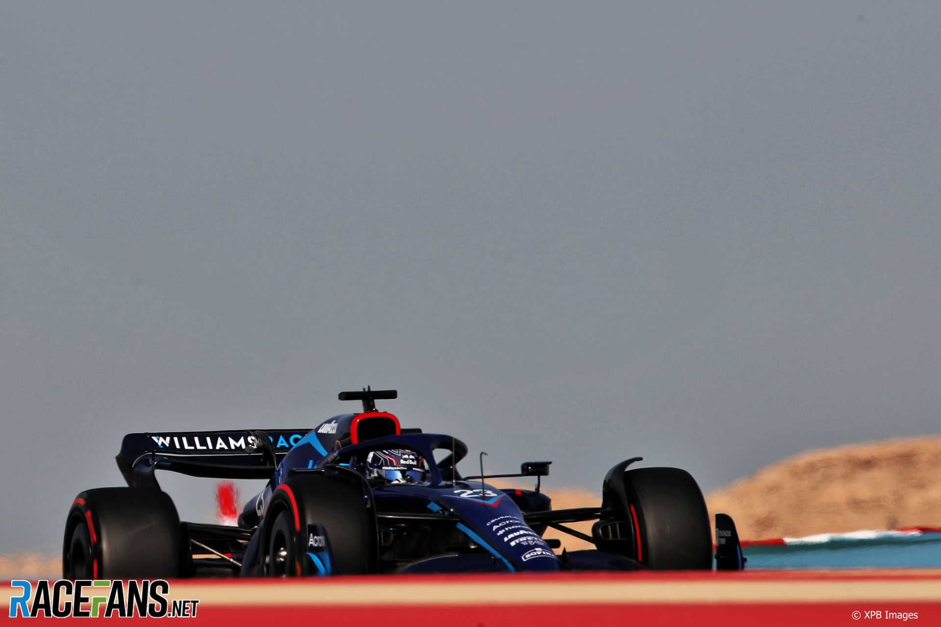 Alex Albon, Williams, Bahrain International Circuit, 2022