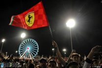 Ferrari celebrate at the podium, Bahrain International Circuit, 2022