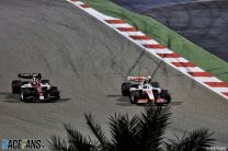 (L to R), Guanyu Zhou, Alfa Romeo, Mick Schumacher, Haas, Bahrain International Circuit, 2022