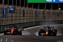 (L to R): Charles Leclerc, Ferrari; Max Verstappen, Red Bull, Jeddah Corniche Circuit, 2022