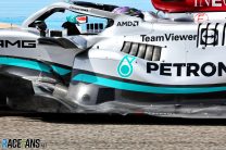 Mercedes’ radical new ‘sidepod-less’ W13 design appears ahead of final test