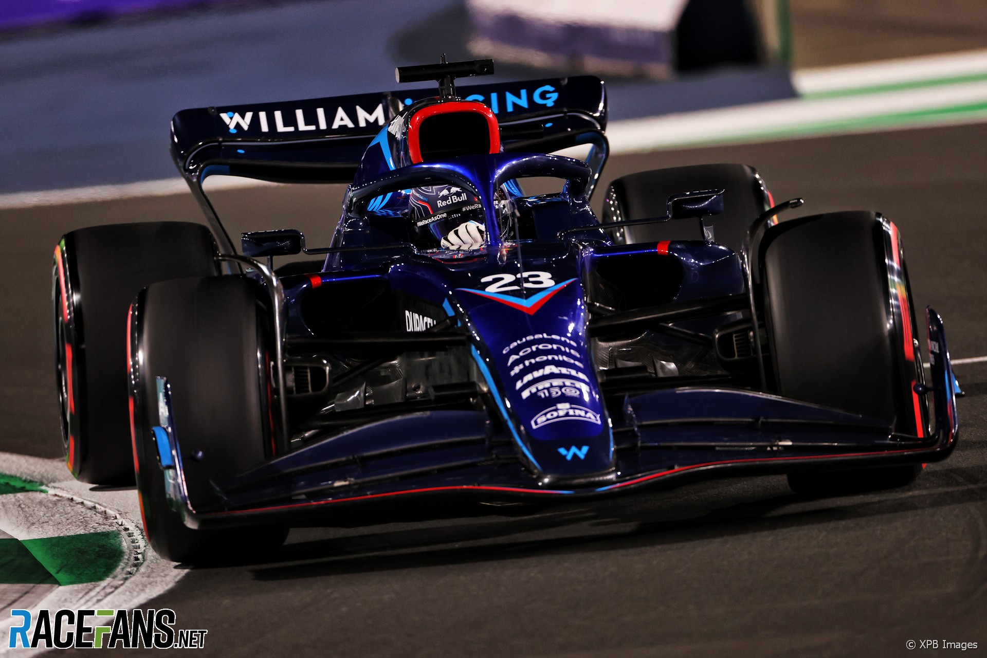 Alexander Albon, Williams, Jeddah Corniche Circuit, 2022