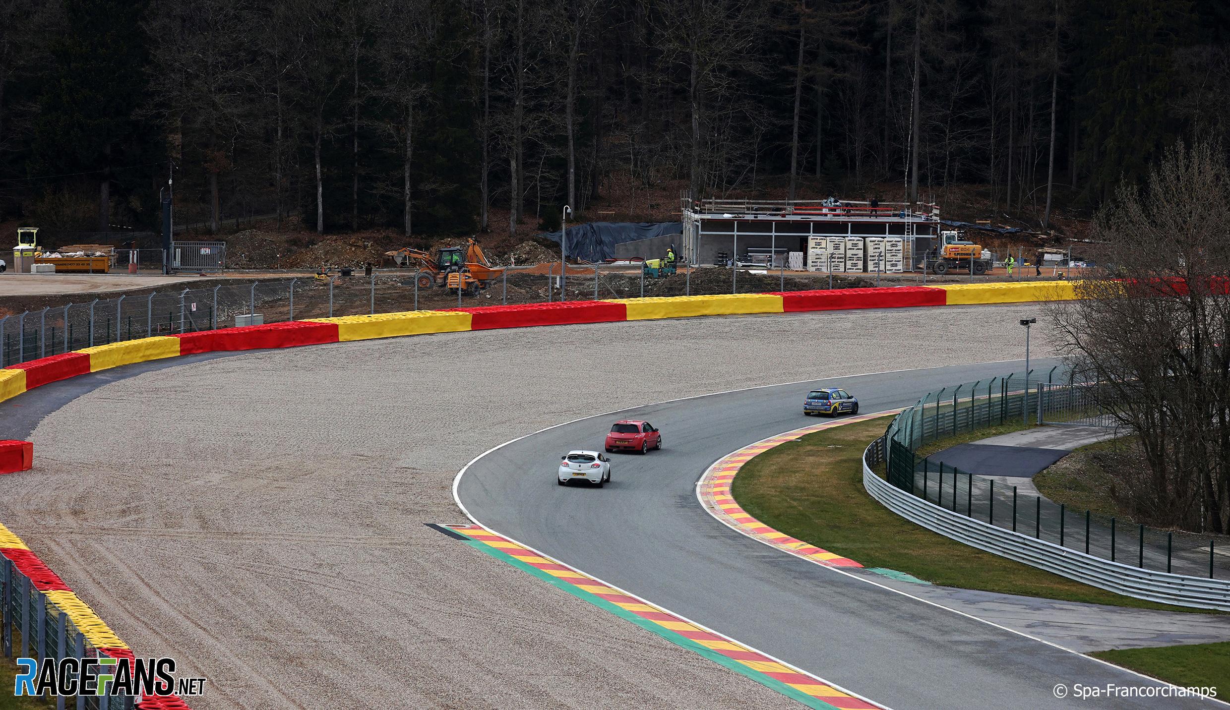 Track changes at Stavelot, Spa-Francorchamps, 2022