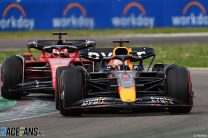 Verstappen says Leclerc “ran out of tyres” before end of sprint race