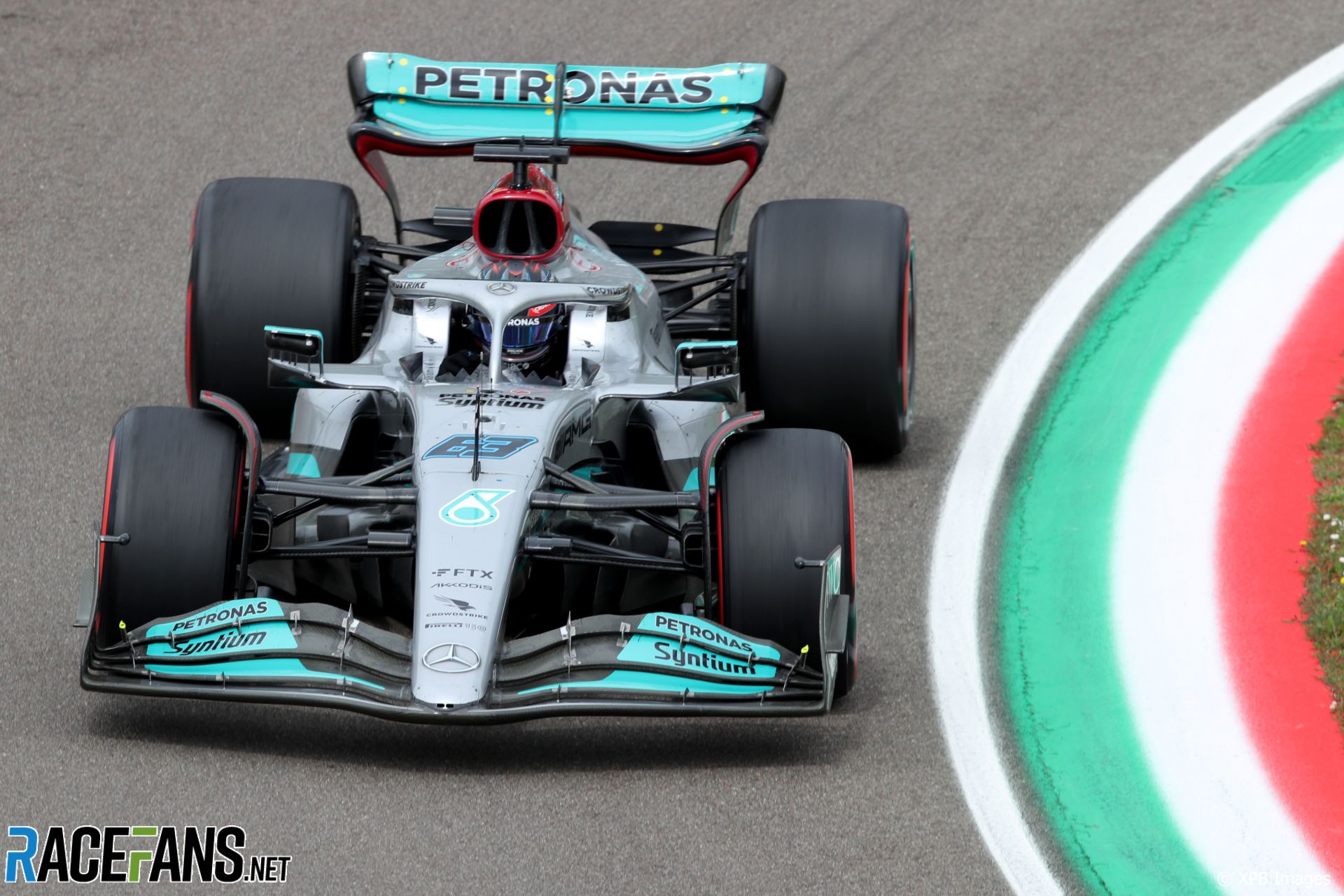 George Russell, Mercedes, Imola, 2022
