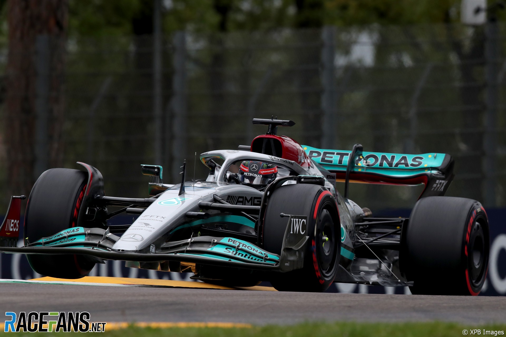 George Russell, Mercedes, Imola, 2022