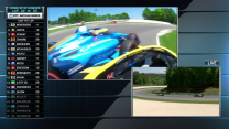 IndyCar race TV graphics