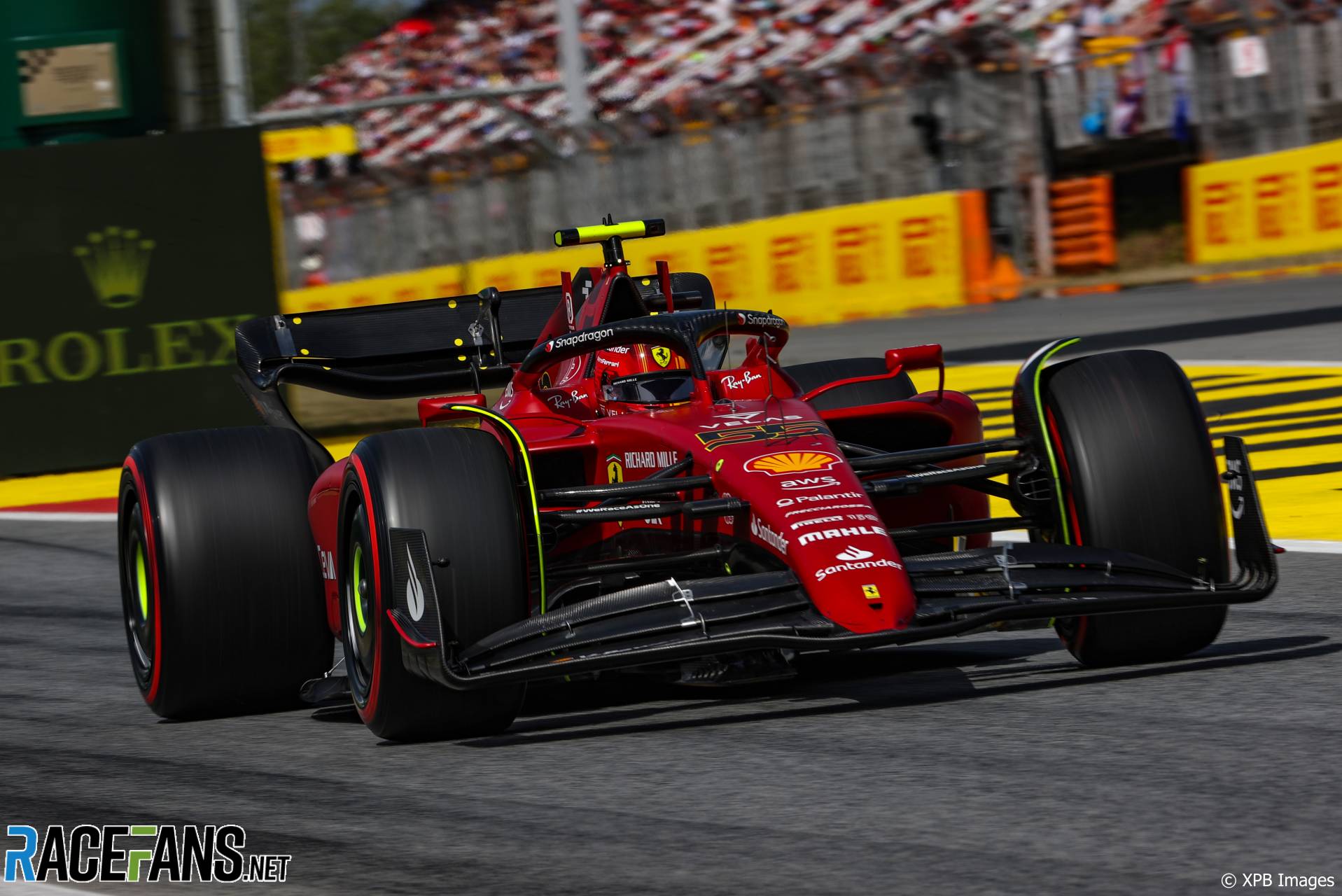 Carlos Sainz Jr, Ferrari, Circuit de Barcelona-Catalunya, 2022