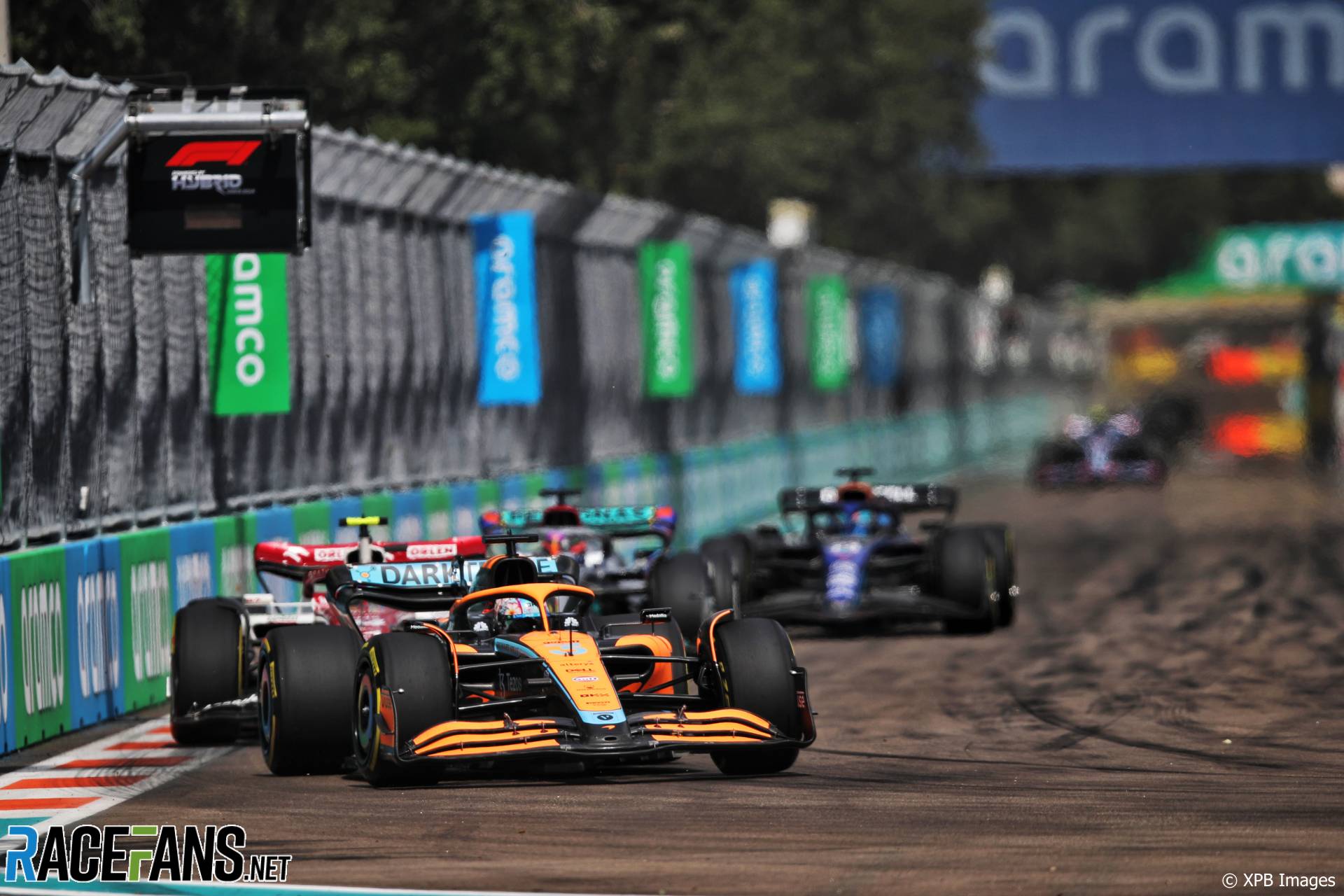 Daniel Ricciardo, McLaren, Miami International Autodrome, 2022