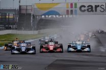 IndyCar drivers raise visibility concerns after Aeroscreen’s “first real test” in wet