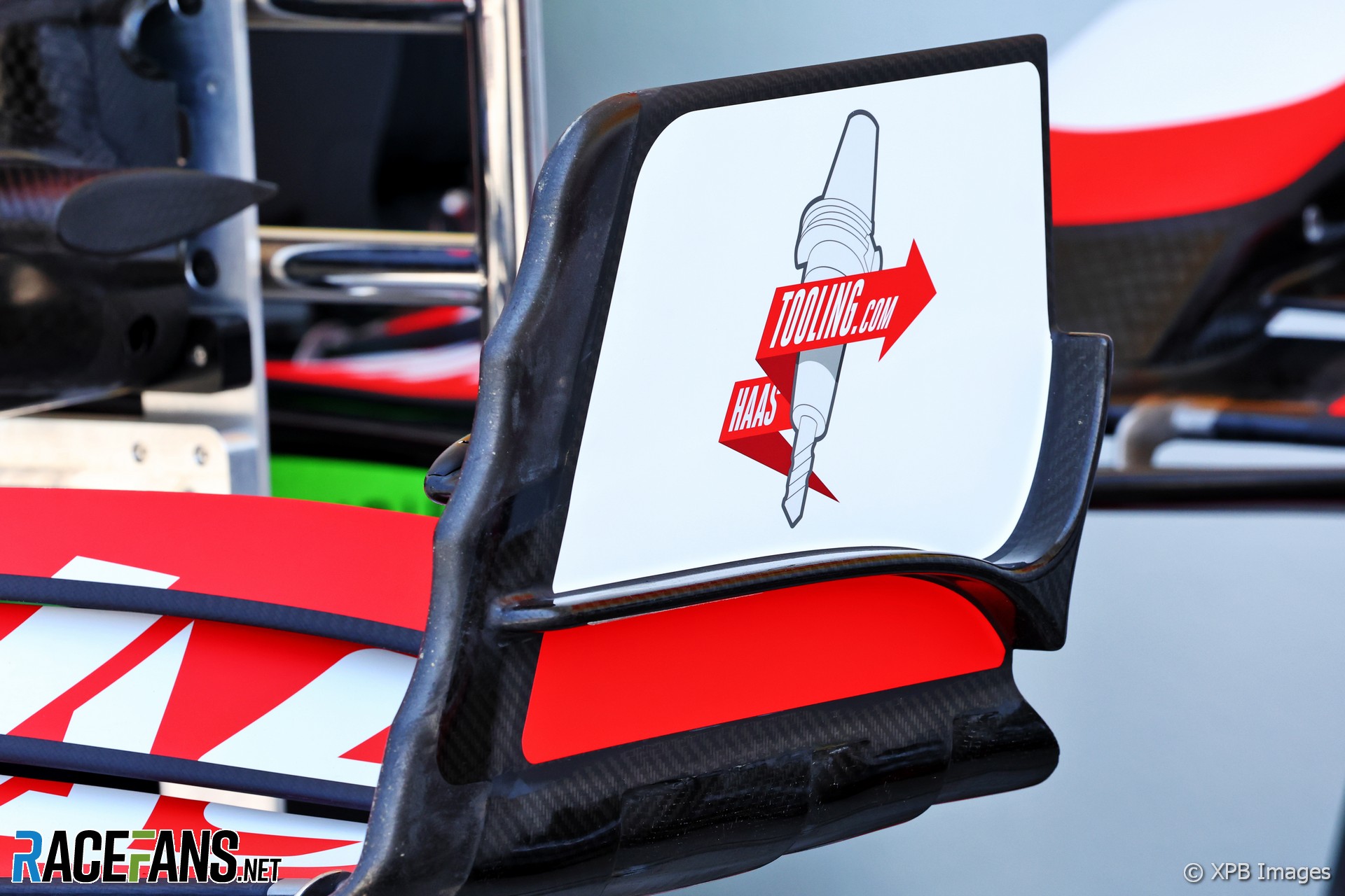 Haas VF-22 front wing, Miami International Autodrome, 2022