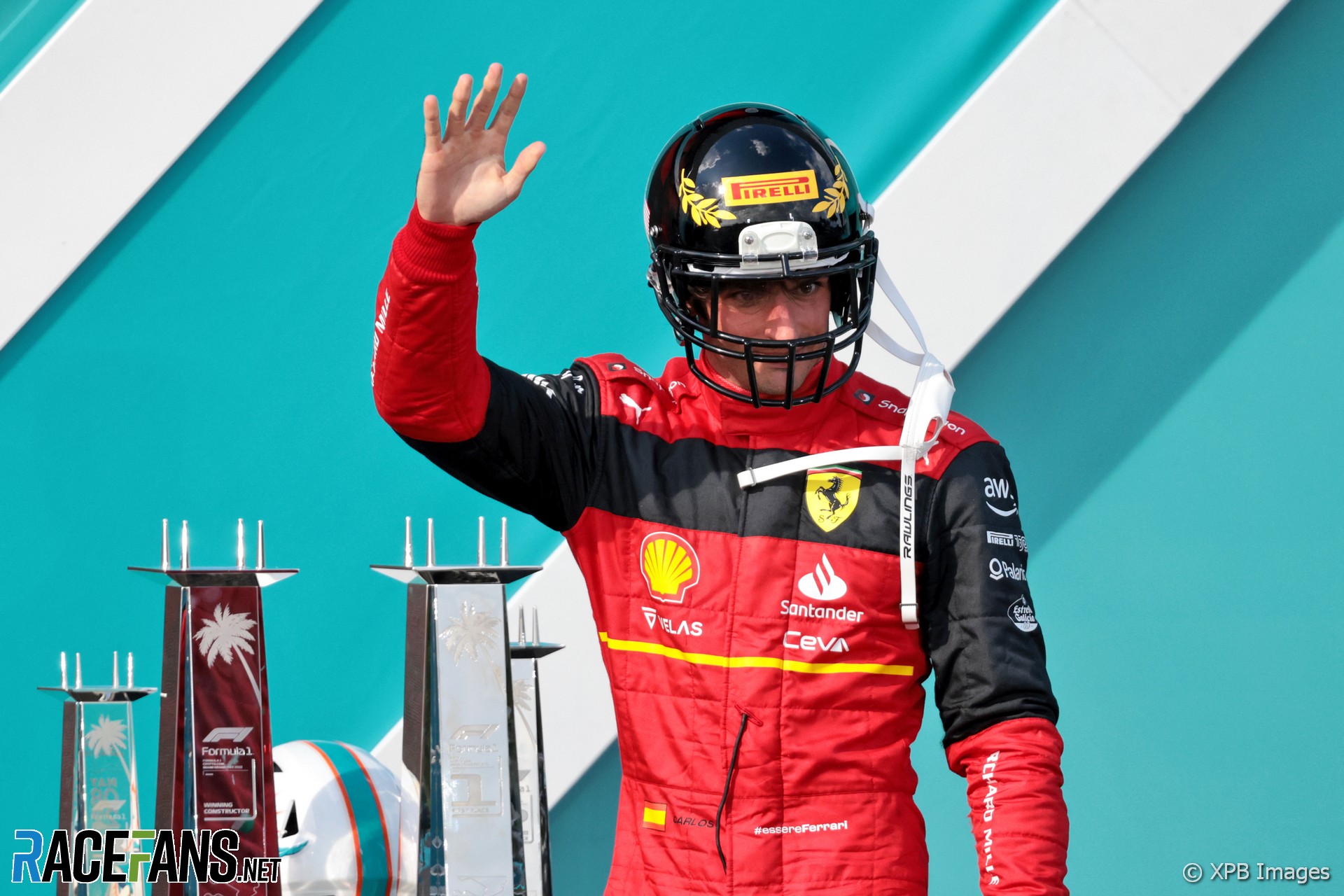 Carlos Sainz Jnr, Ferrari, Miami International Autodrome, 2022