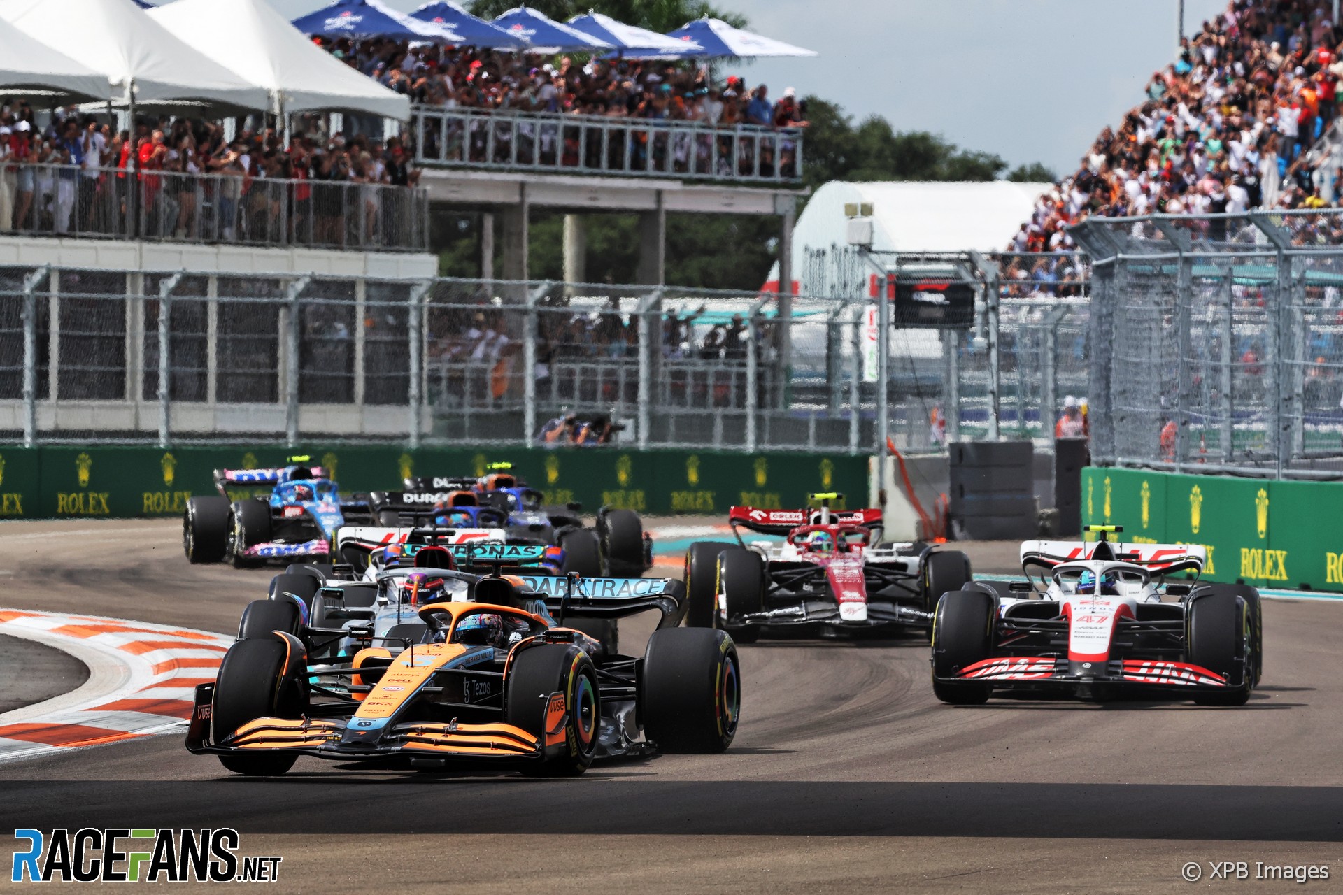 Daniel Ricciardo, McLaren, Miami International Autodrome, 2022
