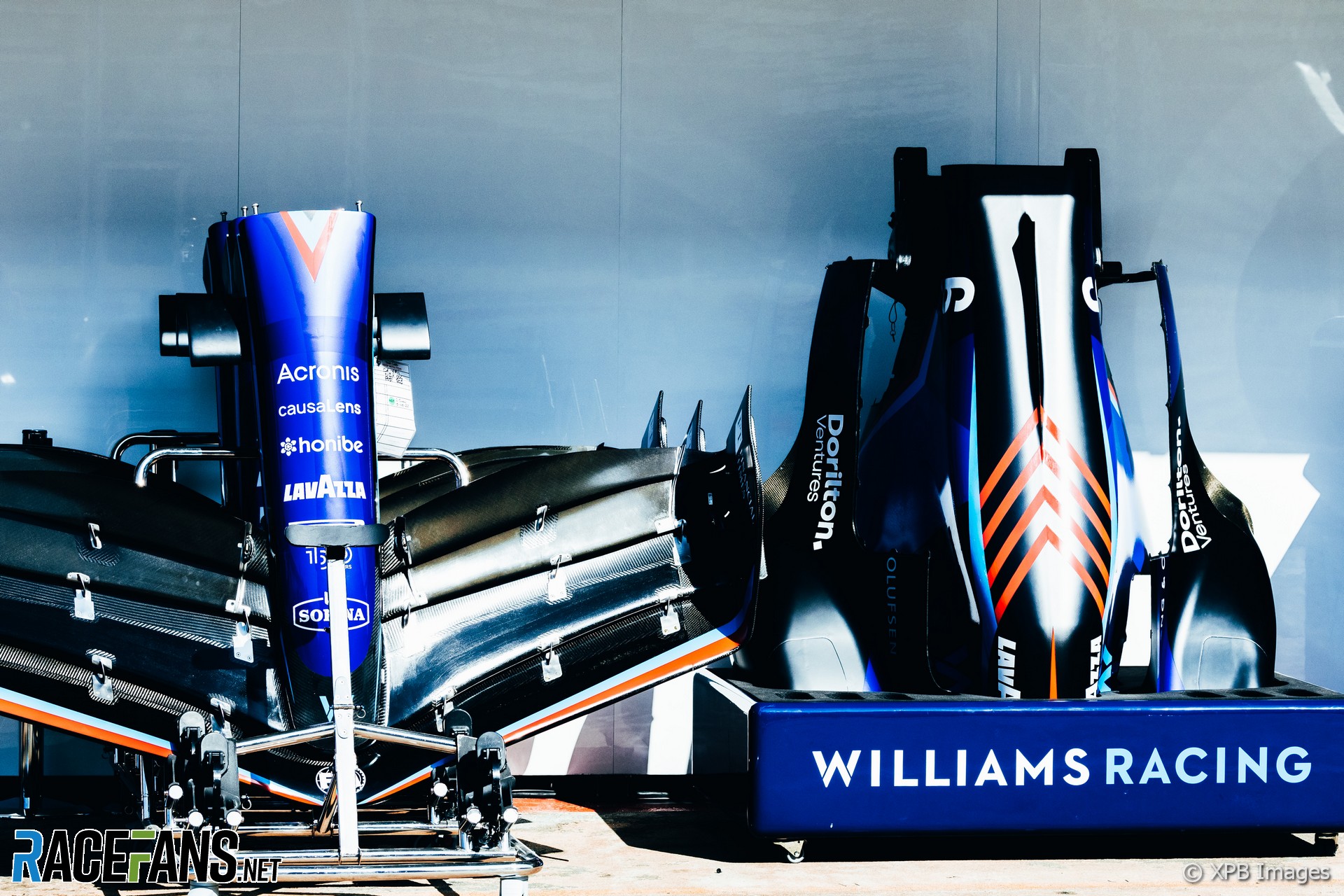 Williams FW44 bodywork, Circuit de Catalunya, 2022