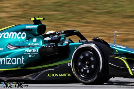 Sebastianas Vettelis, „Aston Martin“, „Circuit de Catalunya“, 2022 m