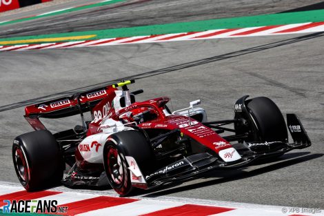 Robert Kubica, Alfa Romeo, Circuito de Cataluña, 2022