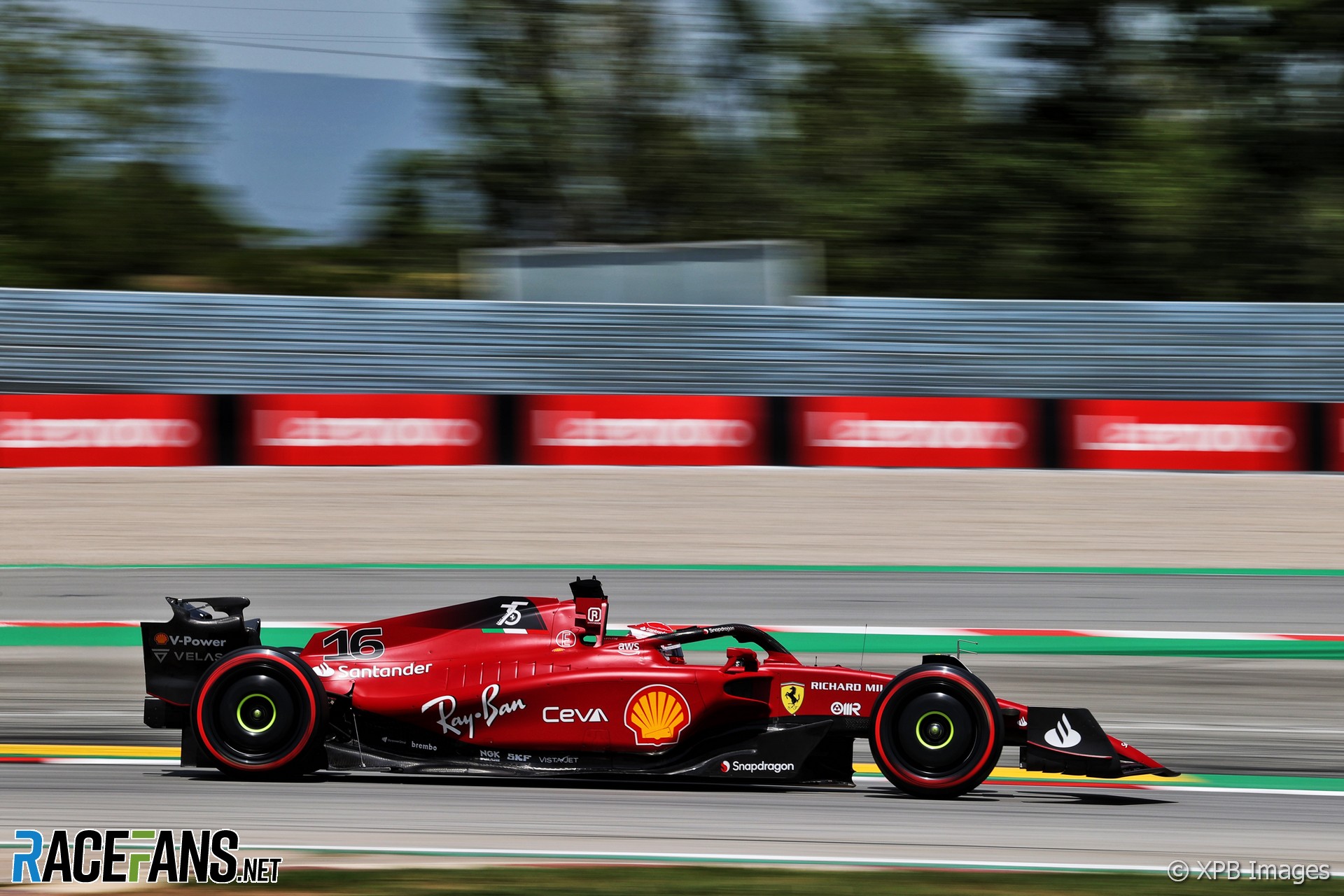 Charles Leclerc, Ferrari, Circuit de Catalunya, 2022