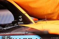 After disappearing from Williams’ car, Senna’s logo is now on the McLaren