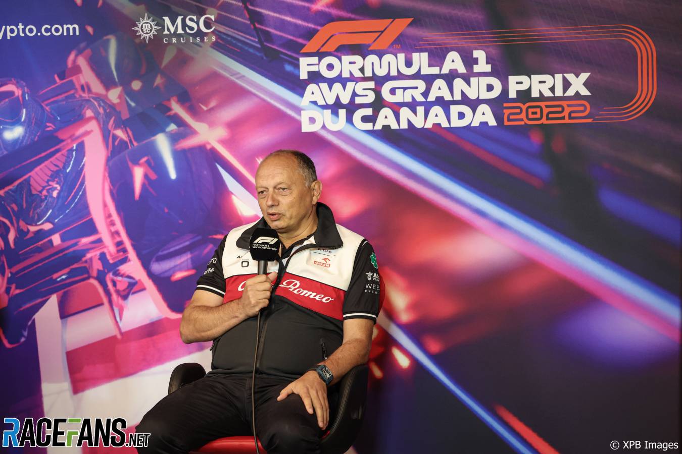 Frederic Vassuer, Alfa Romeo Team Principal, Circuit Gilles Villeneuve, 2022