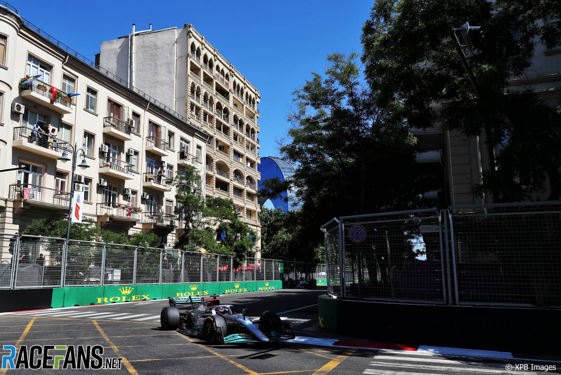 George Russell, Mercedes, Baku Street Circuit, 2022