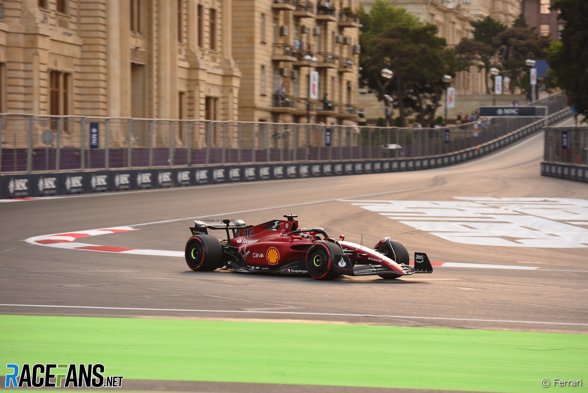 Charles Leclerc, Ferrari, Baku City Circuit, 2022