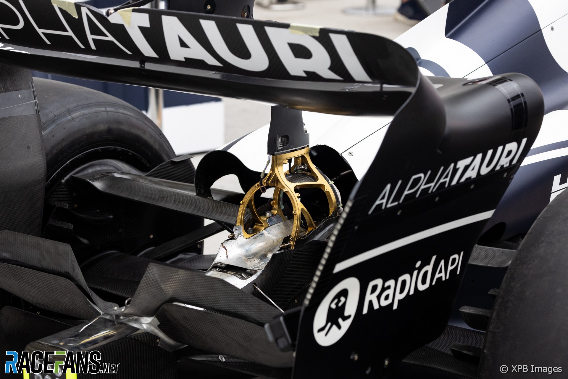 AlphaTauri AT03 rear wing, Circuit Gilles Villeneuve, Montreal, 2022