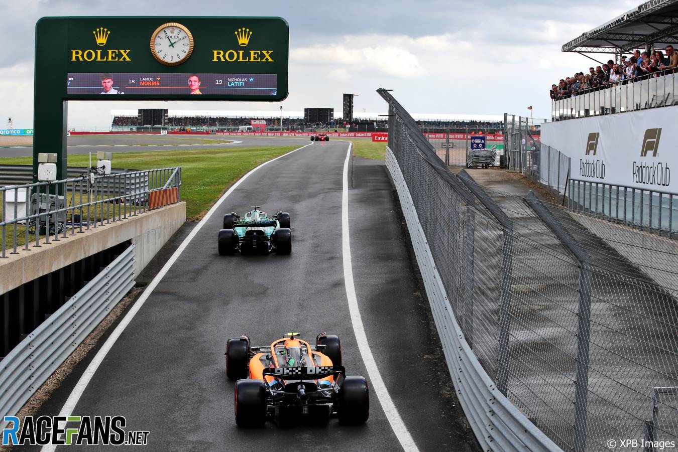 Lando Norris, McLaren, Silverstone, 2022