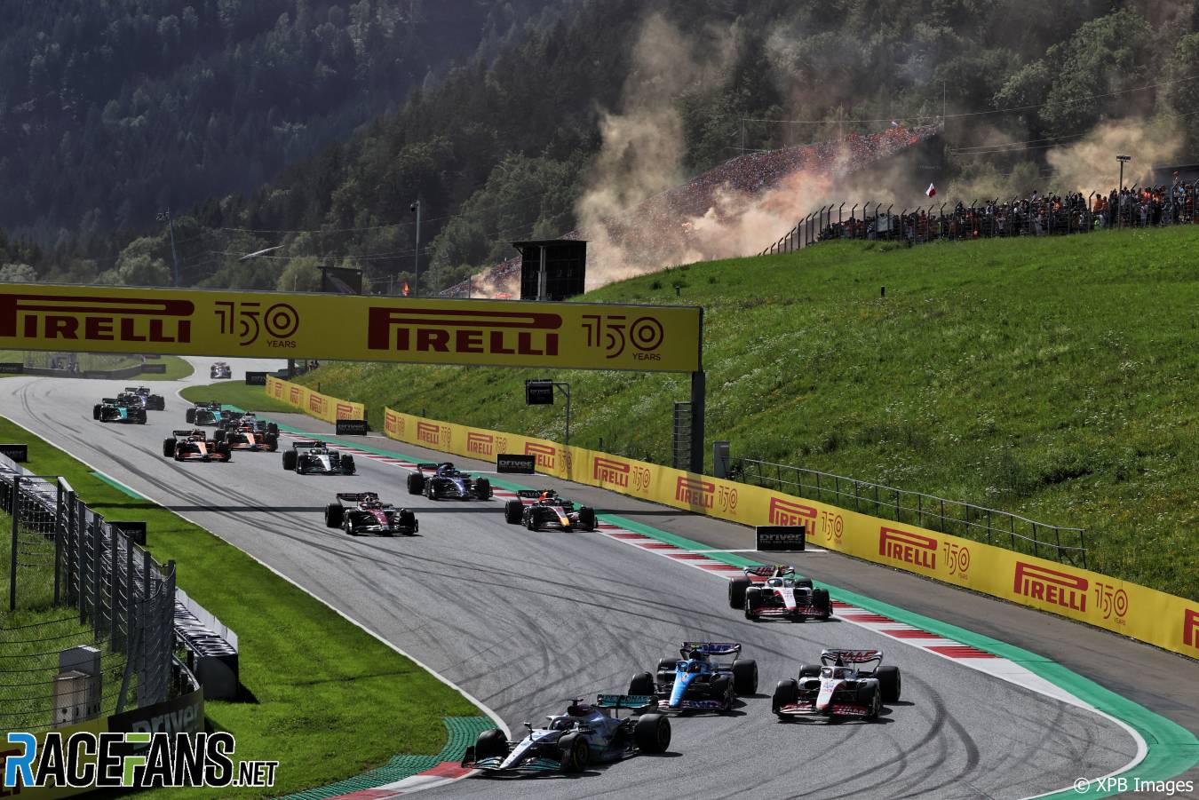 George Russell, Mercedes, Red Bull Ring, 2022