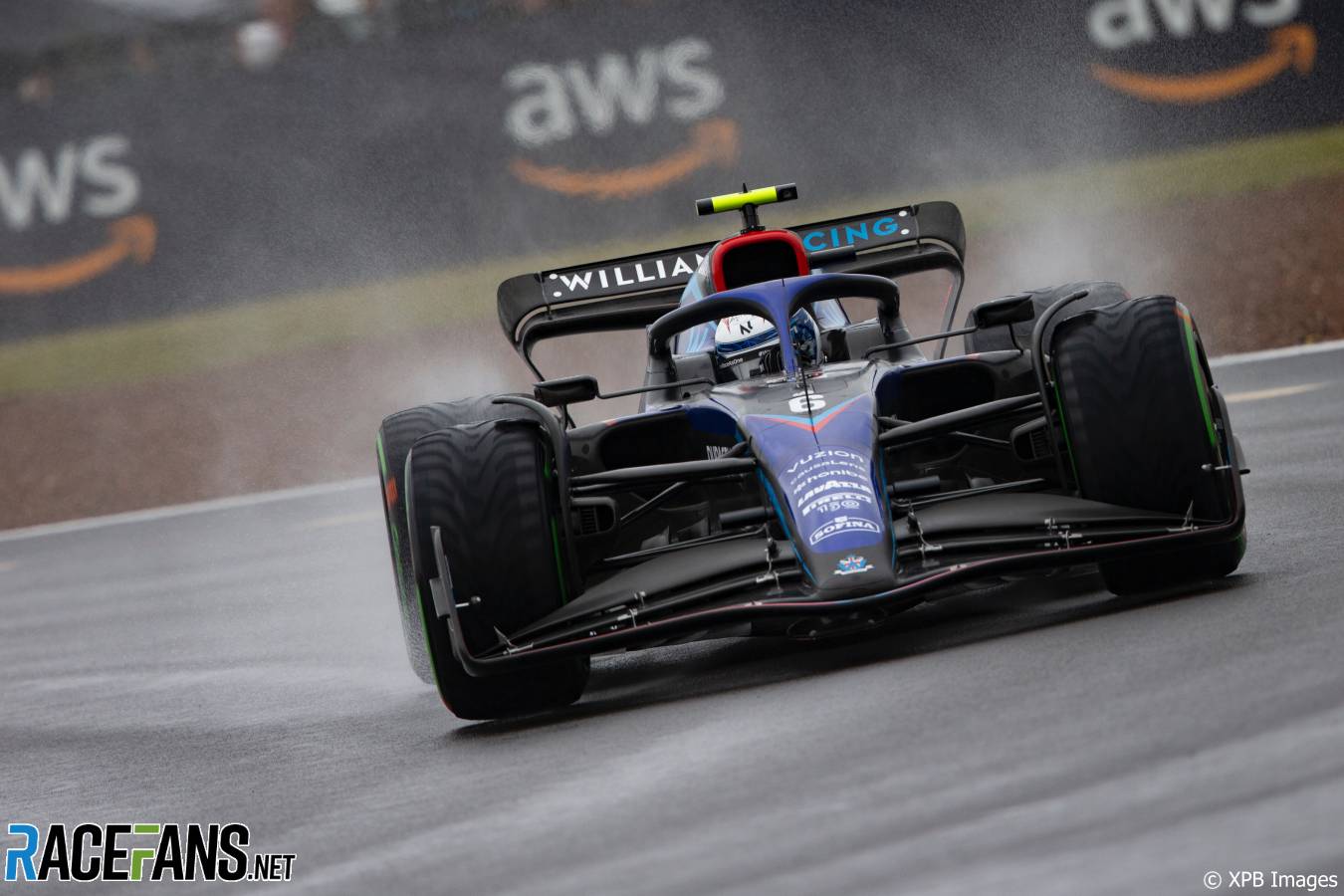 Nicholas Latifi, Williams, Silverstone, 2022