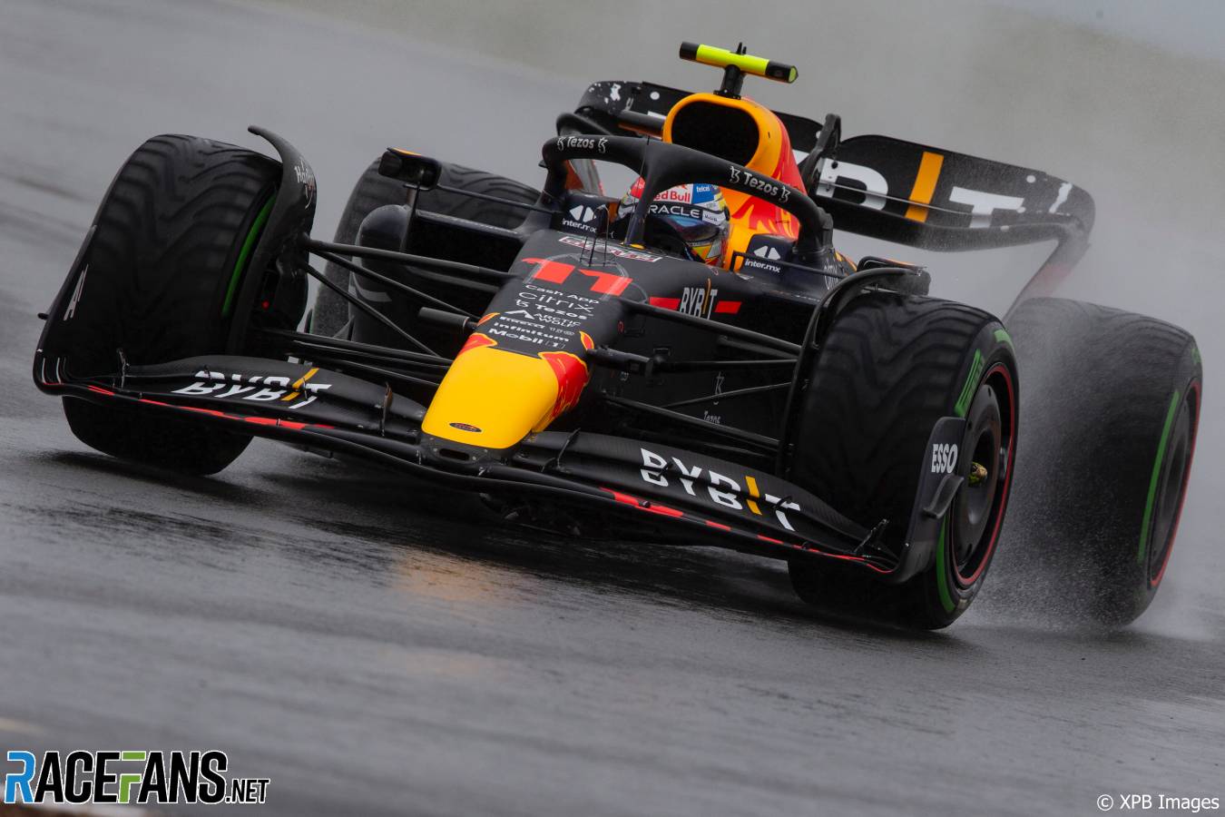 Sergio Perez, Red Bull, Silverstone, 2022