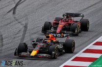 Max Verstappen, Red Bull, and Charles Leclerc, Ferrari; Red Bull Ring, 2022