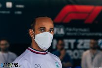Hamilton wearing Covid mask again as ‘a lot of people around me are getting sick’