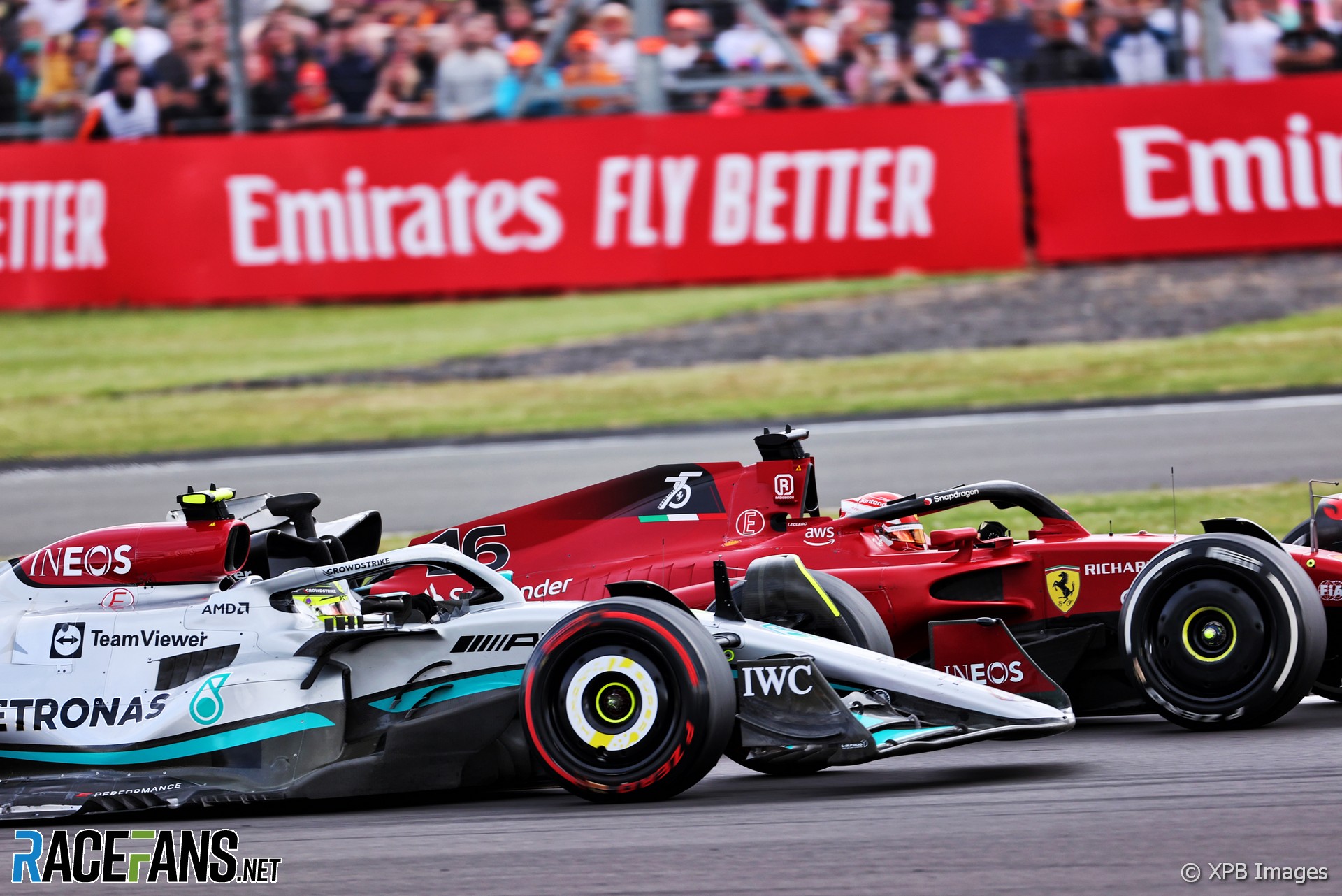 Hamilton le dijo a Leclerc ‘No fue mi intención cortarte y despedirte’ después de que Copse desechara · RaceFans