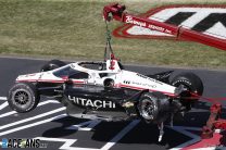 Newgarden kept in hospital overnight after post-race collapse in Iowa