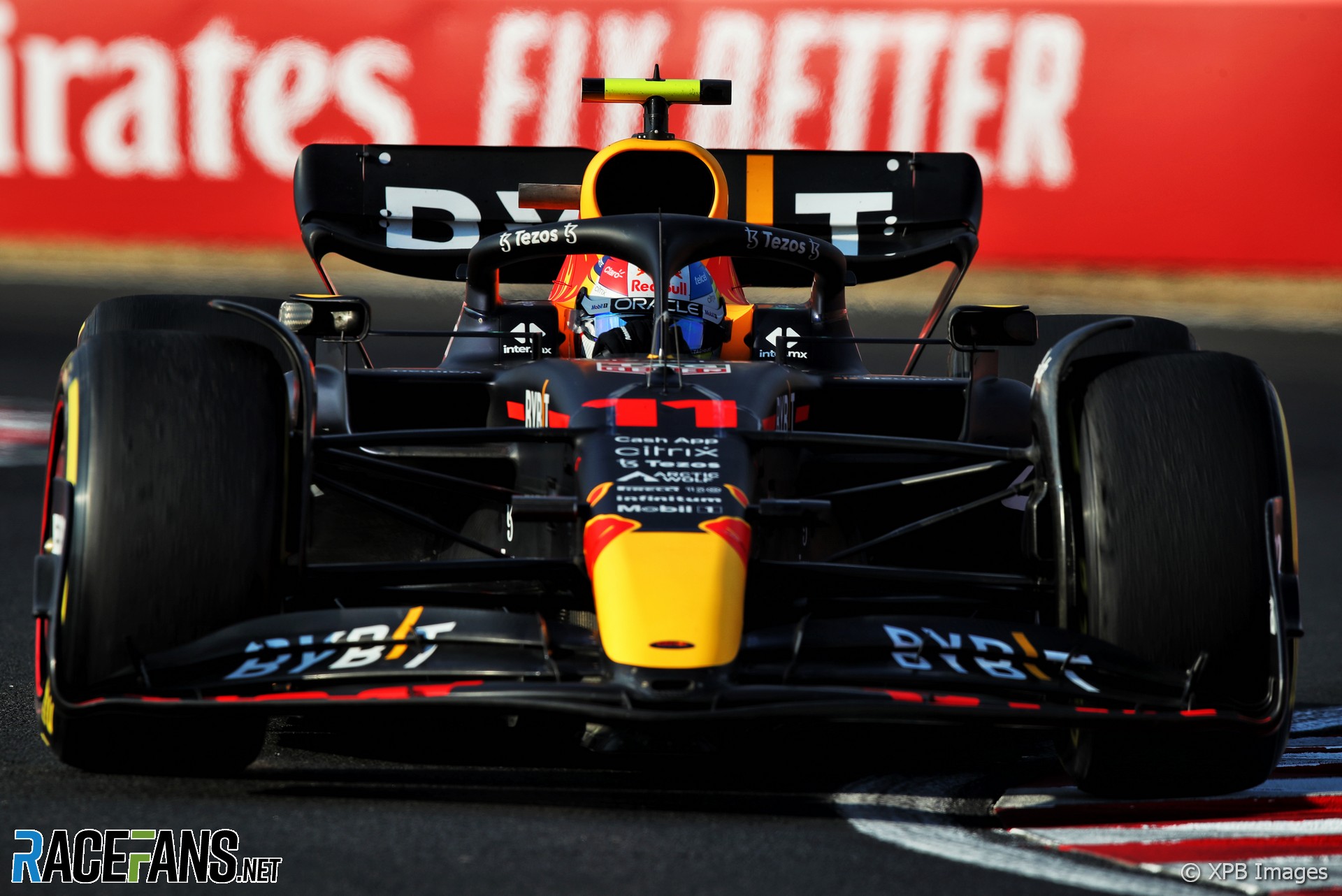 Sergio Perez, Red Bull, Hungaroring, 2022