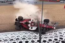 F1 fans capture astonishing first-hand videos of Zhou’s huge Silverstone crash